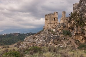 Acropolis Hill from West Side. Tlos Fethiye Turkey. Colour landscape. P.Maton 06/09/2014 eyeteeth.net