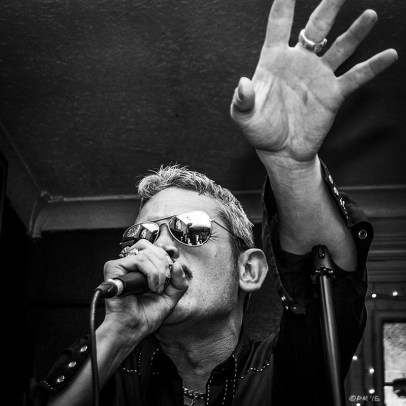 The band Horse Eye Level playing at The Shakespeare's Head Brighton UK 23-05-15. Live Music Photography. Monochrome. © P. Maton 2015 eyeteeth.net