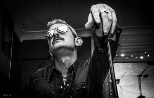 The band Horse Eye Level playing at The Shakespeare's Head Brighton UK 23-05-15. Live Music Photography. Monochrome. © P. Maton 2015 eyeteeth.net