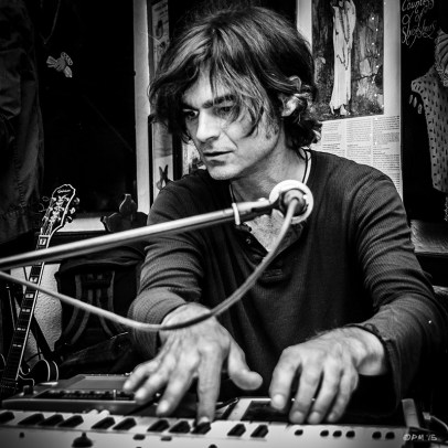 The band Horse Eye Level playing at The Shakespeare's Head Brighton UK 23-05-15. Live Music Photography. Monochrome. © P. Maton 2015 eyeteeth.net