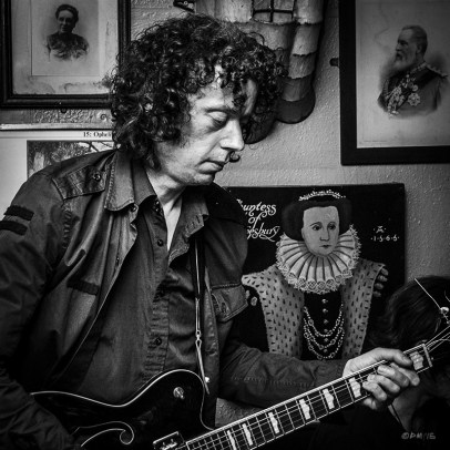 The band Horse Eye Level playing at The Shakespeare's Head Brighton UK 23-05-15. Live Music Photography. Monochrome. © P. Maton 2015 eyeteeth.net